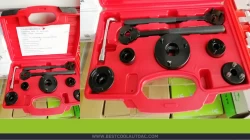 Car A/C Repair tool kit, Clutch Remover Installer with Universal Spanner Wrench